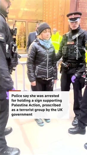 Greta Thunberg arrested at pro-Palestinian protest in London