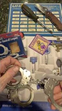 Fun with handcuffs!! Do this test and get your cuffs tuned up! #lavenderlocksmith #police #handcuffs