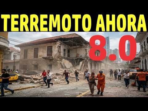 TERREMOTO PANAMÁ 8.0 ALERTA TSUNAMI