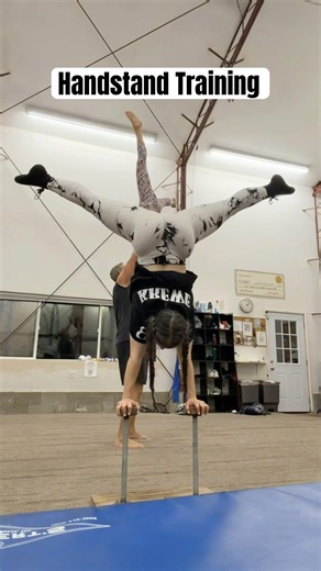Handstand training #gymnast