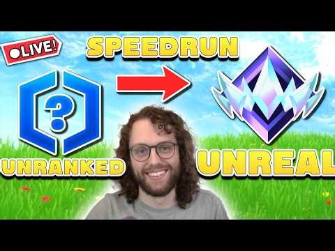 UNRANKED TO UNREAL Speedrun Challenege, Zero Builds High Eliminations