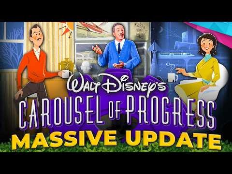 BRAND NEW DETAILS for CAROUSEL OF PROGRESS at Walt Disney World - Disney News