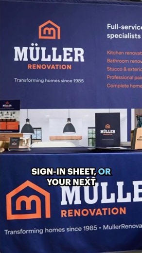 Event signage that removes check-in questions
