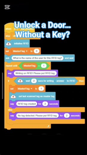 RFID Smart Door Lock with Quarky Board | Open Door Using Card & Servo Motor @STEMpedia