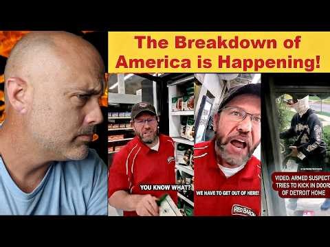 The Breakdown of America is Happening: Red Baron Worker Snaps on Prankster (Dad of 4 Speaks Out)