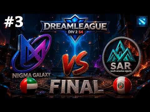 ПОСЛЕДНИЙ ШАНС! | Nigma vs SAR #3 (BO5) FINAL | DreamLeague Division 2