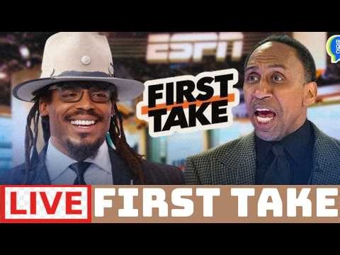 FIRST TAKE LIVE ESPN HD 04/22/2026 | GET UP LIVE | Stephen A. Smith and Cam Newton on NBA Playoffs