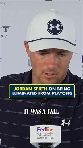 Jordan Spieth missed playoffs but is confident about his upcoming golf form