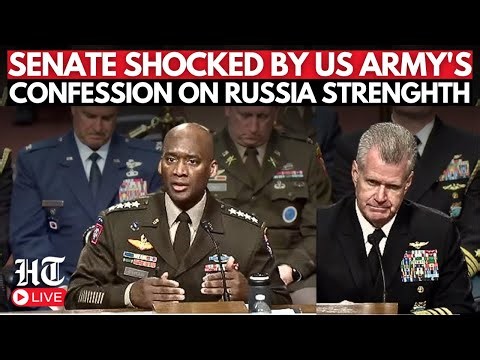Senate Hearing LIVE: US Commanders' Shocking Confession On Russian Army Strength| Trump| Putin