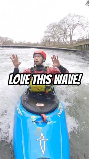 Such a quirky little wave! #whitewater #kayak #surf #shorts