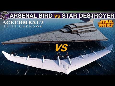 Ace Combat Arsenal Bird vs Starwars Star Destroyer II | Sea Power