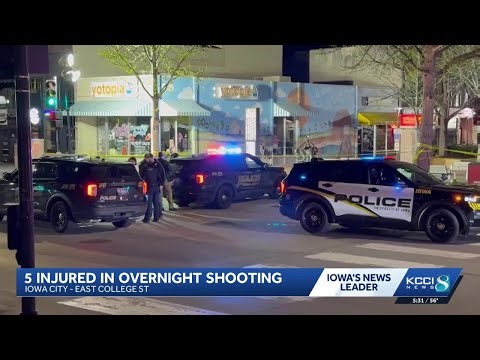 What we know about downtown Iowa City shooting: 5 injured, including 3 students