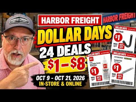 Harbor Freight Dollar Days: The Top Deals You Need To See!