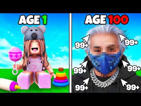 Roblox But EVERY Second We Get OLDER!