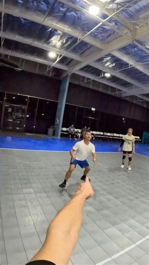 Insane Indoor Volleyball Save After a Massive Block You Have to See 😱🏐