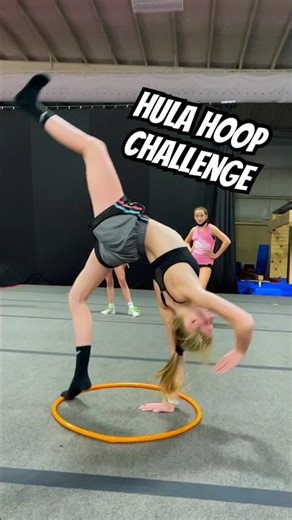 Hula Hoop Challenge #Flexibility #Challenge #Gymnastics