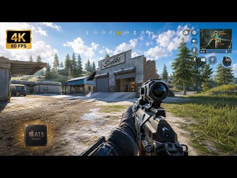Call of Duty Battle Royale 4K 60 FPS Ultra Realistic | A13 Bionic Chip
