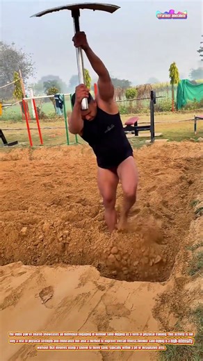 The Art of Outdoor Sand Digging for Physical Training