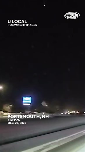 Fireball seen in New Hampshire sky