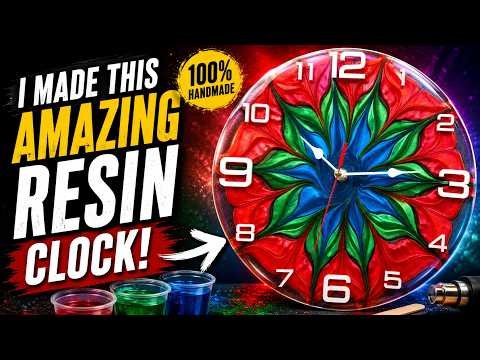 These Colors Truly Came to Life in This Handmade Clock