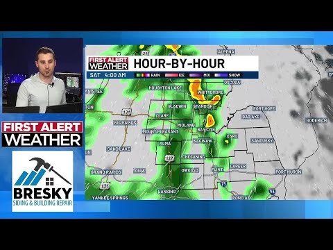 First Alert Weather Update: Overnight rain