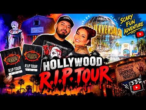 HOLLYWOOD R.I.P. TOUR 😱 We Survived Halloween Horror Nights 2026! | Universal Studios Hollywood