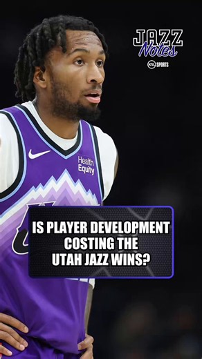 KSL Sports on X: "Are the Utah Jazz sacrificing wins for player development? 🏀👀 On the latest episode of the Jazz Notes podcast, Ben Anderson and Chandler Holt discuss Darryn Peterson’s early struggles, why patience matters, and how his growing pains are impacting his teammates’ workload. #utahjazz #takenote" / X