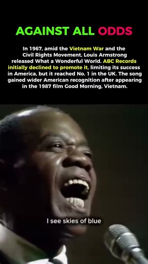 Louis Armstrong What a Wonderful World #shorts