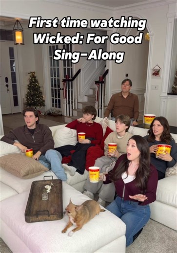 We do, see here: Started the Wicked sing-along like “we’ll just hum along”… ended it like we were headlining on Broadway 🎭 #UniversalPartner #WickedForGood #RatedPG @UniPicsAtHome @Wicked: For Good