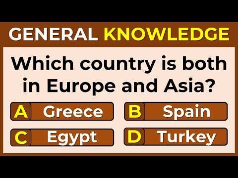 How Smart Are You? | Take This 40-Question Quiz To Find Out | GK #24
