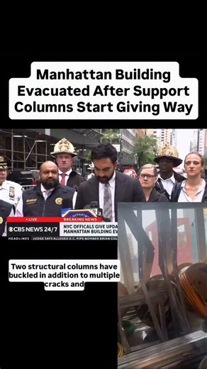 A high-rise in Midtown Manhattan is still unstable after two support columns buckled this morning. Officials evacuated the building and multiple nearby structures, including a school with about 400 students. Crews are converting the 37-story tower (which used to be Pfizer’s headquarters) into more than 1,600 apartments. Mayor Zohran Mamdani said the building “remains unstable” and crews have seen “continued movement” in the columns since arriving. Fire officials expect any potential collapse to 