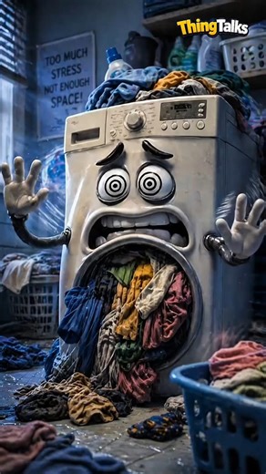 STOP Overloading Your Washing Machine 😵‍💫 | Laundry Mistakes You Must Avoid #thingtalks #shorts