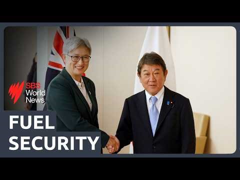 Penny Wong arrives in Japan for fuel security talks