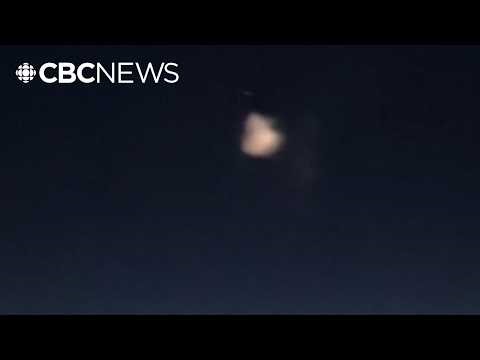 B.C. residents baffled as strange shape floats through night sky