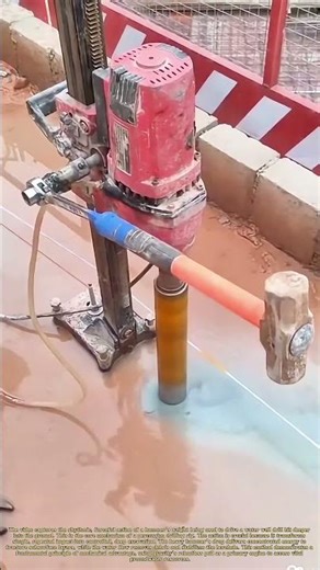 Gravity's Drill: How a Falling Hammer Powers Through Rock