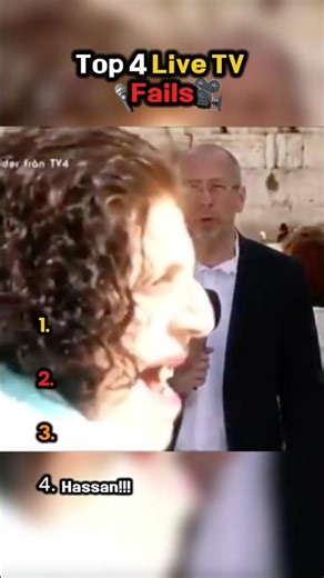 Top 4 Live TV Fails