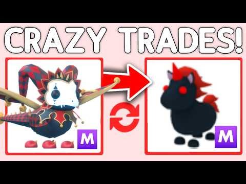 Trading MEGA JESTER DRAGON In Adopt Me! Halloween Update