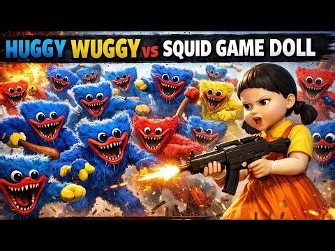 181-POPPY PLAYTIME 3D SQUID GAME THE HUGGY WUGGY 🚷 SIREN DO NOT MOVE 🚷 #livestream #live #liverpool