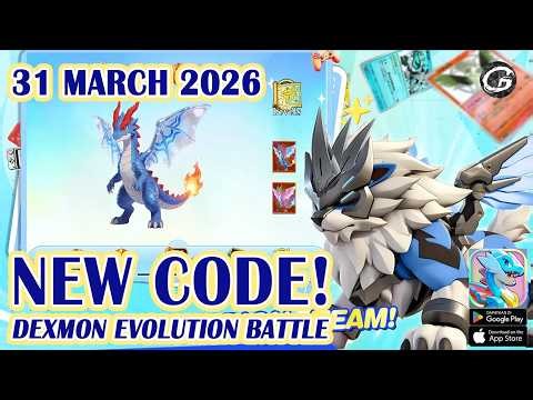 🎁 NEW CODE Dexmon Evolution Battle Giftcode & Redeem Code 31 March 2026- Mobile Game (Android & IOS)