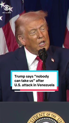 Speaking to the House Republican retreat at the Kennedy Center in Washington, D.C., President Trump boasted about the might of the U.S. military after the operation that resulted in Nicolás Maduro's capture in Venezuela.