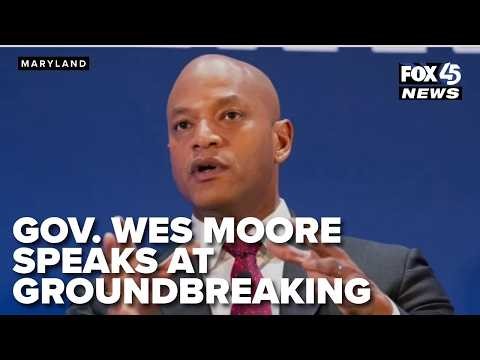 FULL: Gov. Wes Moore speaks at groundbreaking of new Sparrows Point Container Terminal