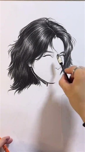 Girl Drawing #drawing #charcoaldrawingtutorial #girlfacedrawingpencil #girldrawing #portraitdrawing