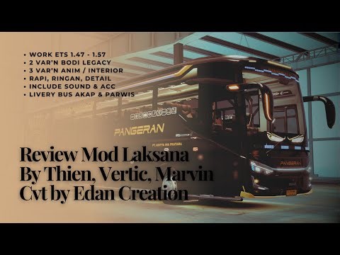 MOD FREE LAGI🔥- Laksana SR3 by Thien, Vertic, Marvin & Edan Creation | ETS 2 Indonesia