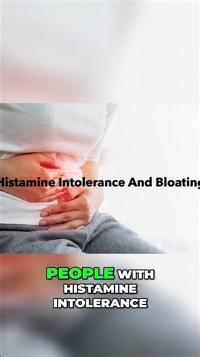 Bloating? Histamine Intolerance Could Be The Culprit! #shorts