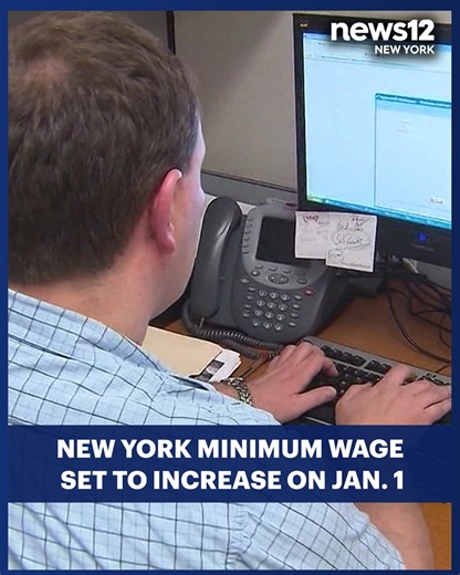 MINIMUM WAGE: The state minimum wage is going up Jan. 1. See what the new rates will be in 2026. - https://tinyurl.com/ympnbcfb | News 12 Brooklyn
