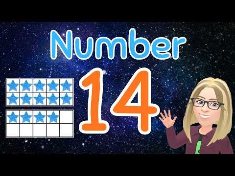 Number 14 for Kids | Learn to Write, Count & Identify 14 | Kindergarten Math