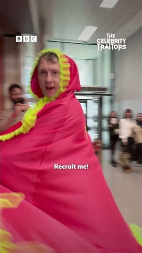 Joe Lycett's arrived at The Celebrity Traitor FINAL 🤌👏 - BBC