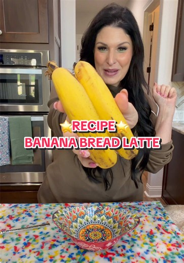 ⭐️RECIPE⭐️ THIS BANANA 🍌 BREAD LATTE IS EVERYTHING! The combo of caffeine and extra protein is magical! ⭐️BANANA BREAD SYRUP 🍌🍞✨ This tastes like warm banana bread in syrup form. Perfect for pancakes, waffles, coffee, oatmeal, ice cream, or anywhere you need a little comfort. Ingredients • 2 ripe bananas • 1/2 tsp vanilla bean paste (or vanilla extract) • Touch of flaky salt • 1/2 tsp cinnamon • 1 cup pure maple syrup • 1 cup water • 1 tbsp butter Directions 1. Mash bananas well. 2. Mix in va