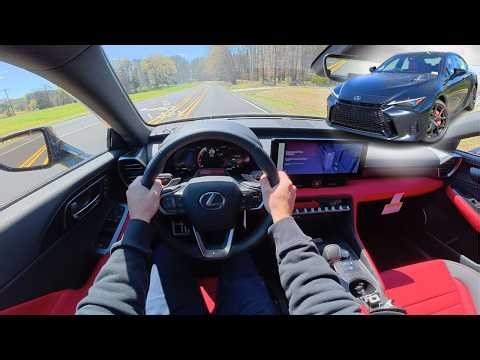 2026 Lexus IS350 F Sport: POV Drive, Walkaround and ASMR
