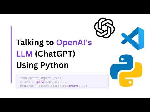 Talk to ChatGPT using an API and Python (Interact Through IDE Terminal)